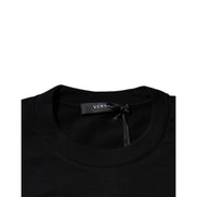 Versace Black Medusa Embroidered Crew Neck Sweater