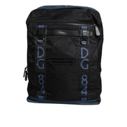 Dolce & Gabbana Black DG Logo School Backpack Bag