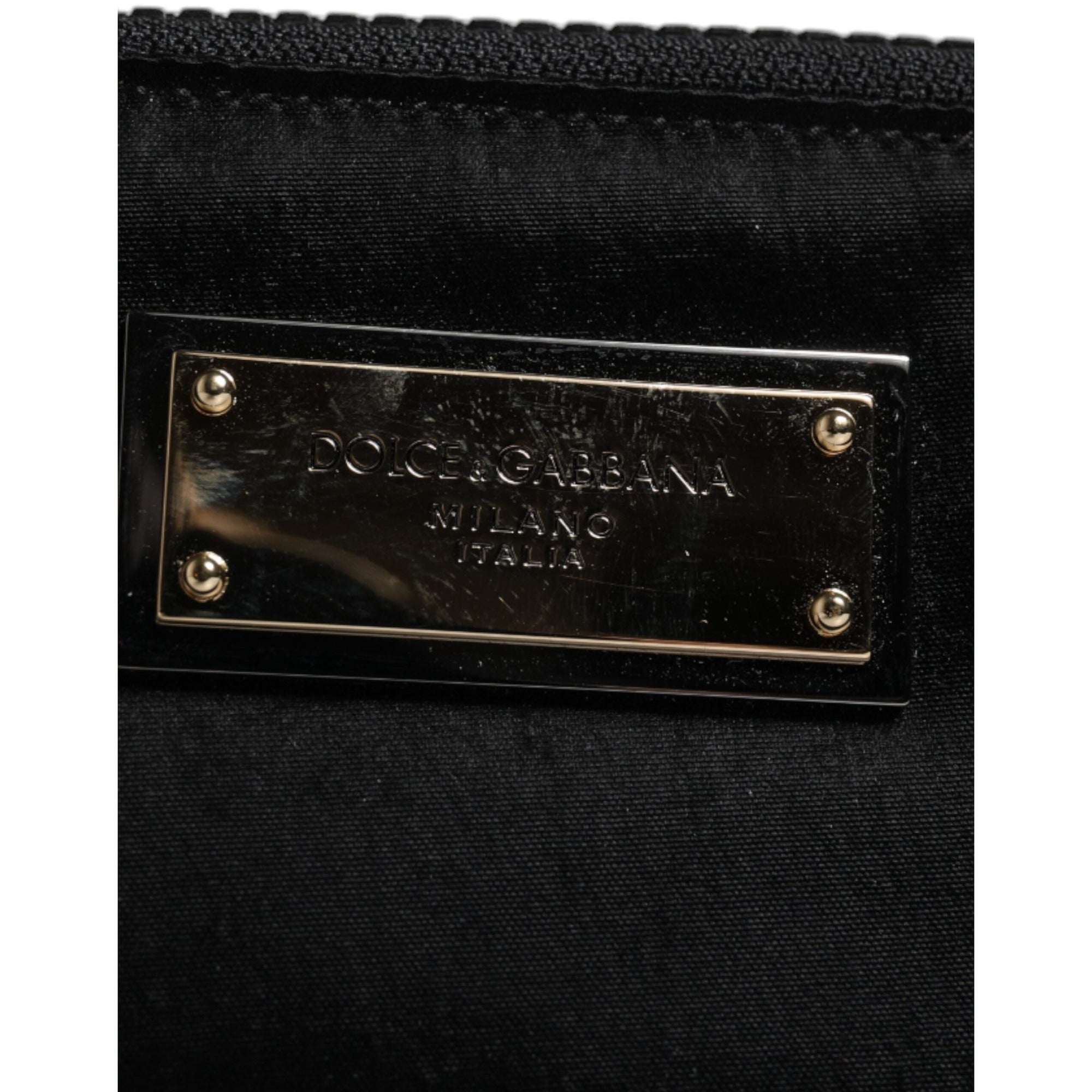 Plic Dolce & Gabbana negru cu logo