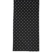 Dolce & Gabbana Black Polka Dot Neck Wrap Foulard 133.5cm x 12.5cm Scarf