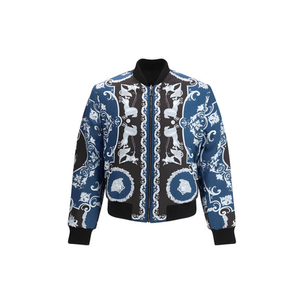 Geacă bomber neagră Versace
