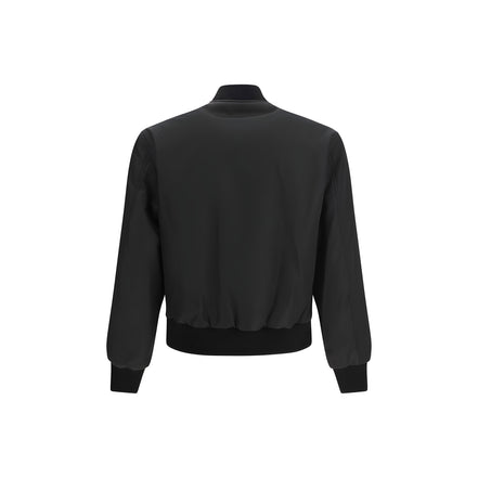 Geacă bomber neagră Versace