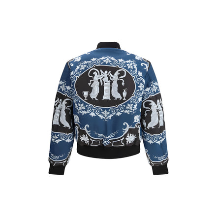 Geacă bomber neagră Versace