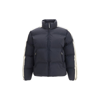 Palm Angels Black Full-Length Jacket