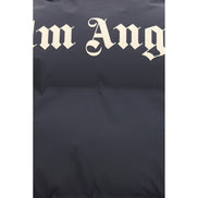 Palm Angels Black Full-Length Jacket