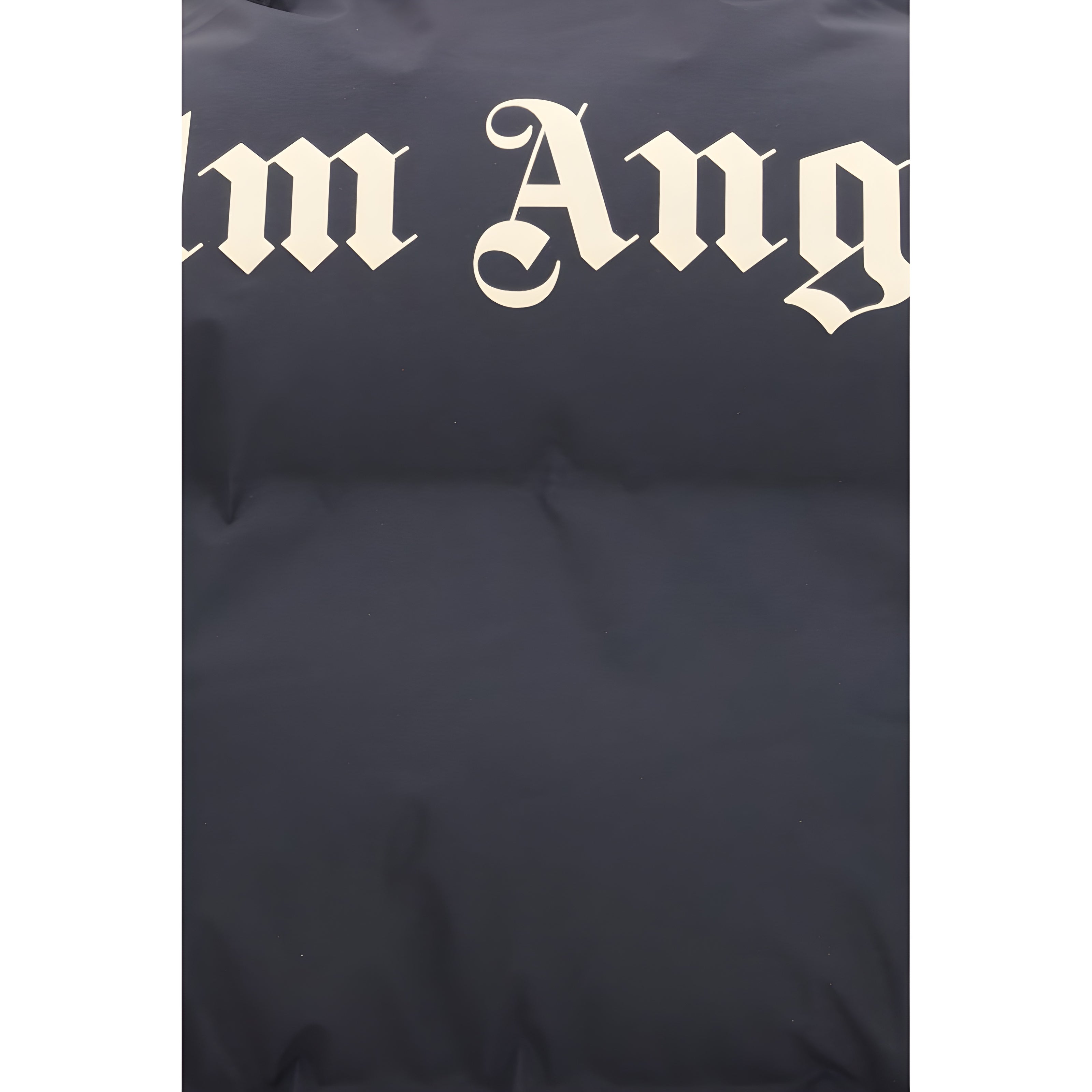 Palm Angels Black Full-Length Jacket