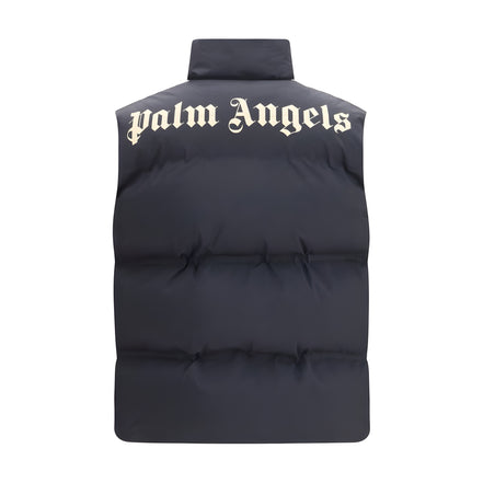 Palm Angels Black Sleeveless Jacket