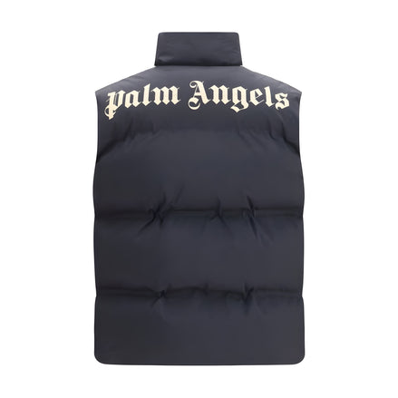 Palm Angels Black Sleeveless Jacket
