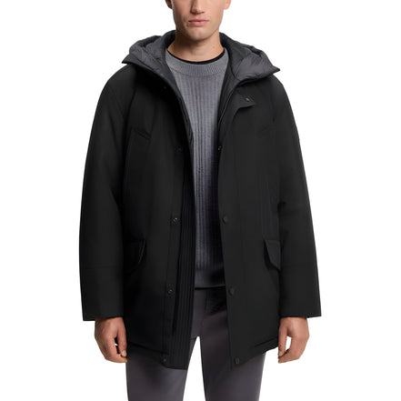 Geacă lungă Hugo Boss Black
