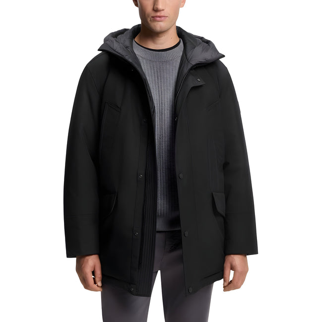 Geacă lungă Hugo Boss Black