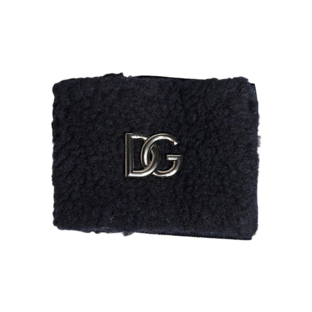 Bratară Dolce & Gabbana neagră cu logo