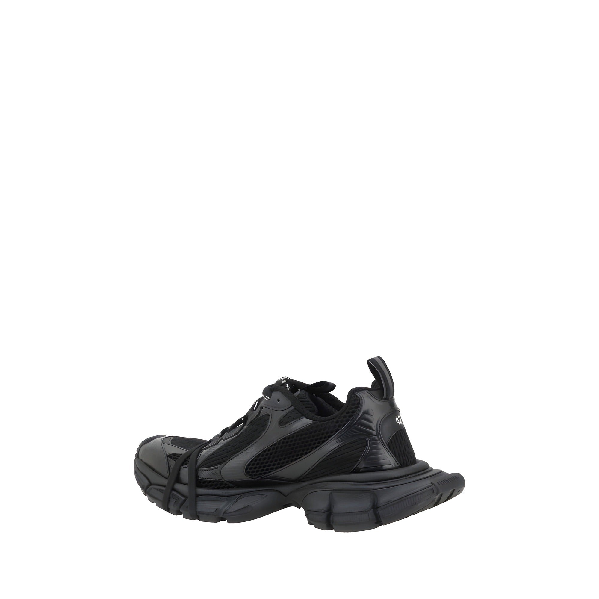 Sneakers atletici Balenciaga negri din material textil
