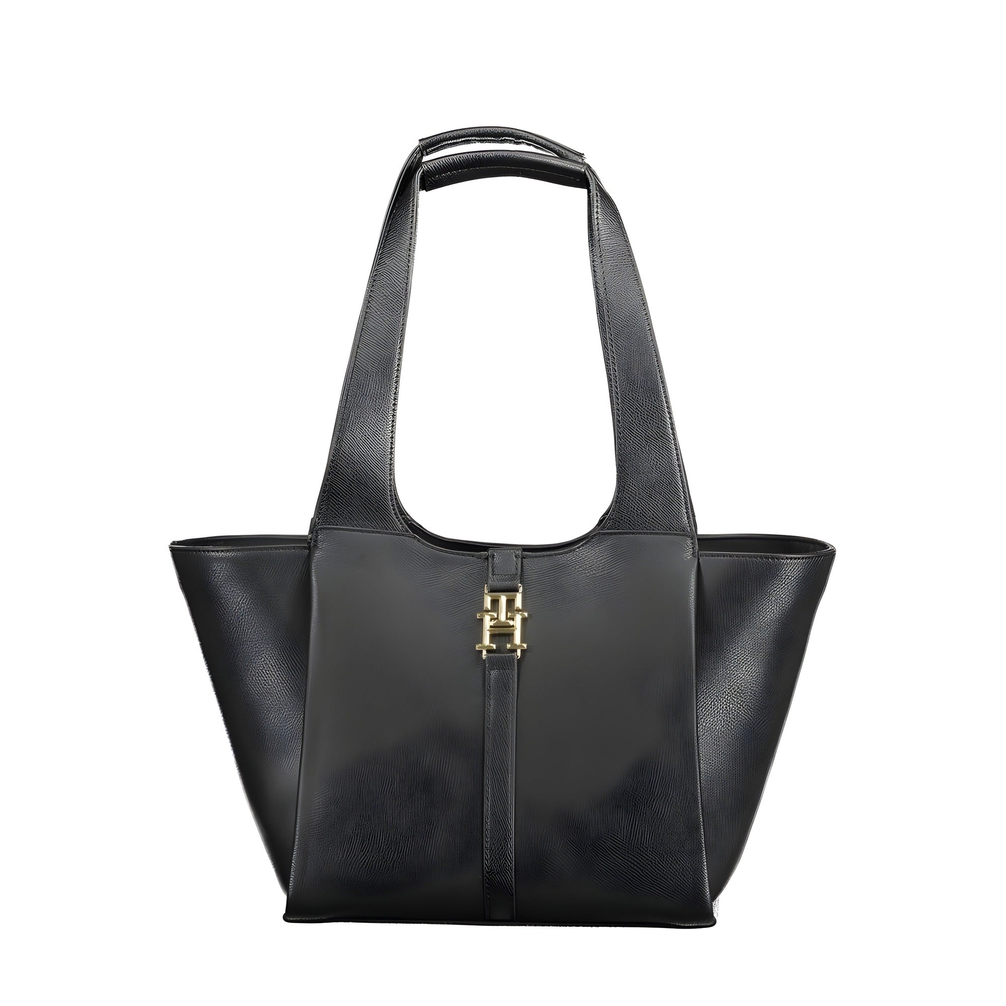Geantă de mână Tommy Hilfiger neagră