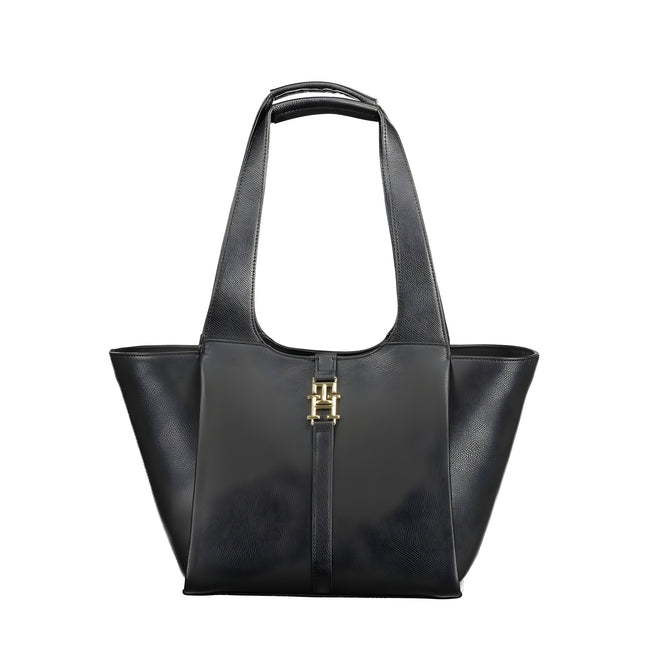 Geantă de mână Tommy Hilfiger neagră