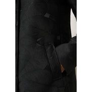 Dolce & Gabbana Jachetă tip trench negru cu un singur rând de nasturi