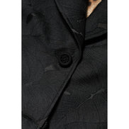 Dolce & Gabbana Jachetă tip trench negru cu un singur rând de nasturi