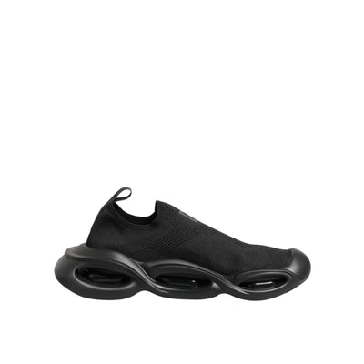 Dolce & Gabbana Black Slip On Wave Tenisi Joși