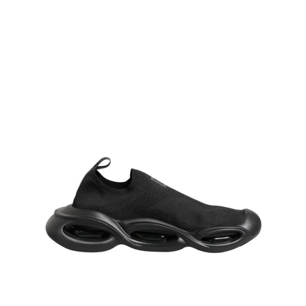 Dolce & Gabbana Black Slip On Wave Tenisi Joși