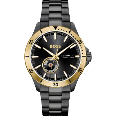 Ceas Hugo Boss Black, din oțel inoxidabil, elegant