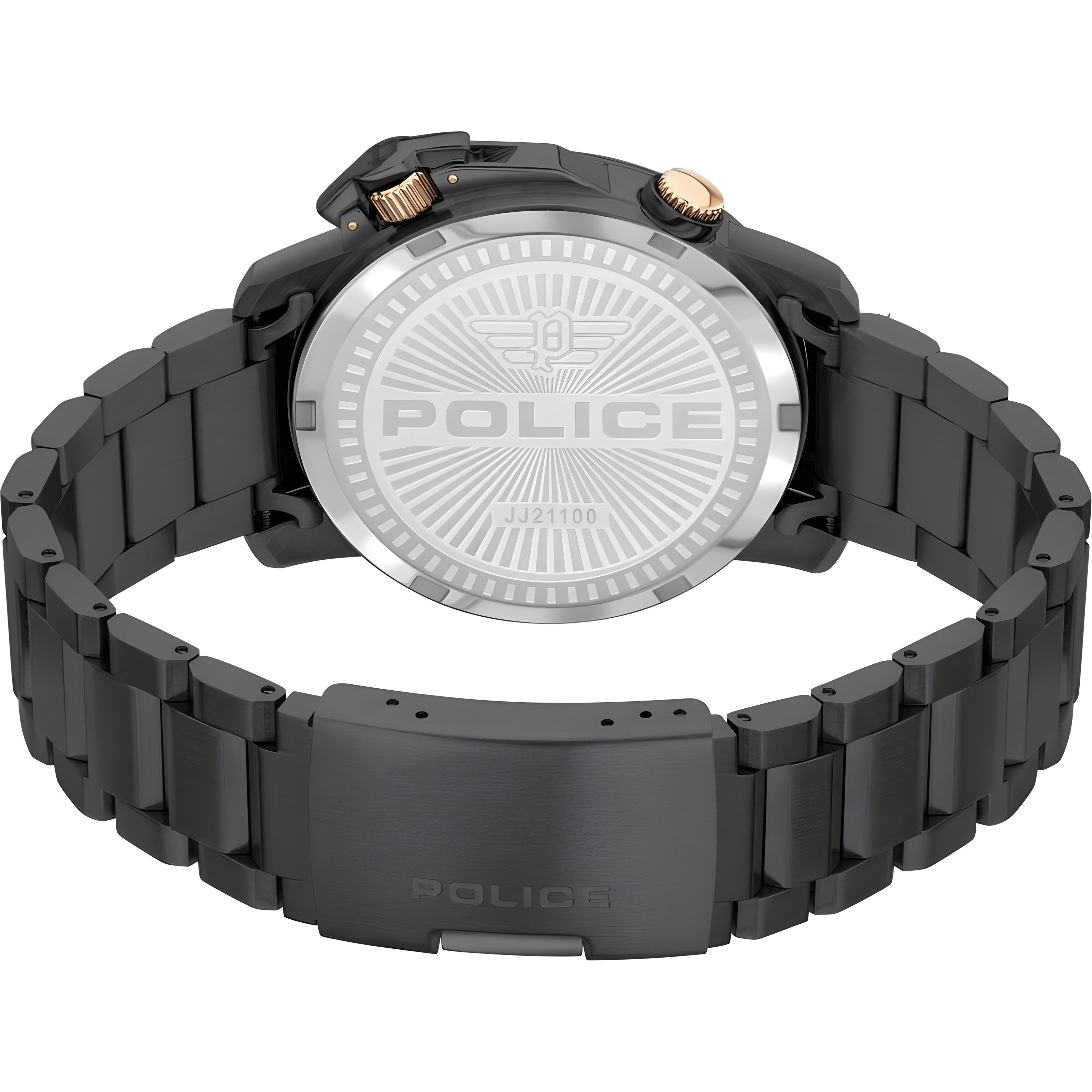 Ceas elegant de damă Police, din oțel inoxidabil negru