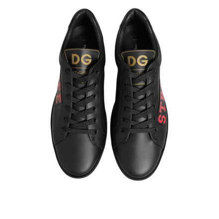 Dolce & Gabbana Black Street Life Low Top Sneakers