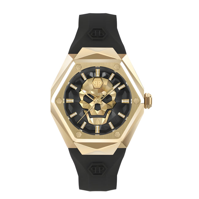 Ceas de mână Philipp Plein, negru, din material sintetic