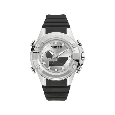 Ceas sport Guess din material sintetic negru