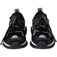 Dolce & Gabbana Black White Logo Sorrento Sneakers