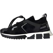 Dolce & Gabbana Black White Logo Sorrento Sneakers