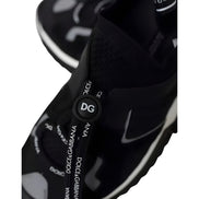 Dolce & Gabbana Black White Logo Sorrento Sneakers