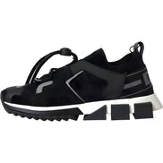 Dolce & Gabbana Black White Logo Sorrento Sneakers