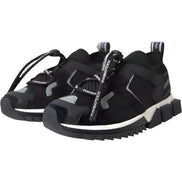 Dolce & Gabbana Black White Logo Sorrento Sneakers