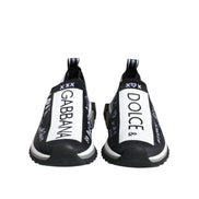 Sneakers low top Dolce & Gabbana Sorrento alb-negru