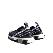 Sneakers low top Dolce & Gabbana Sorrento alb-negru