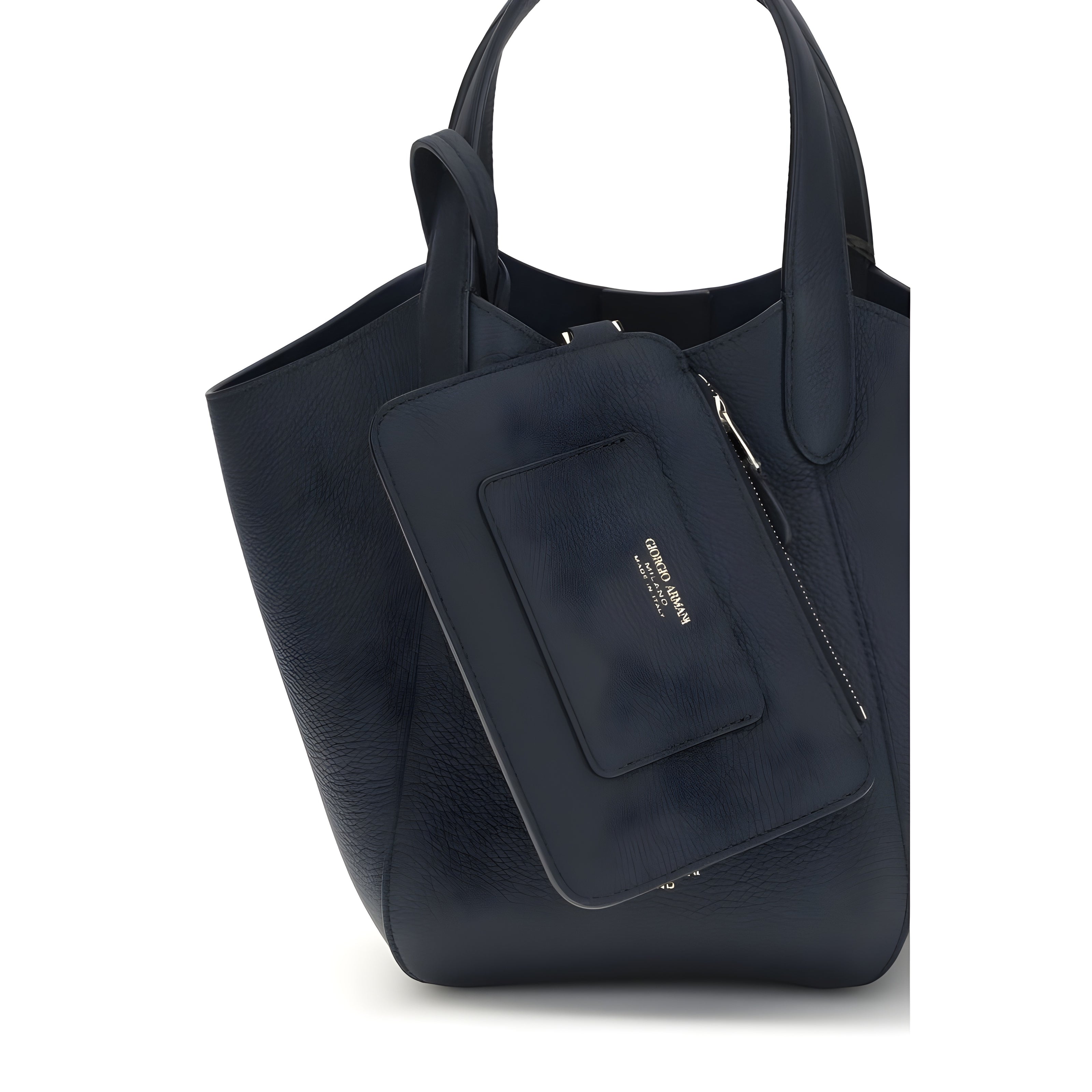 Geantă de mână albastră Giorgio Armani