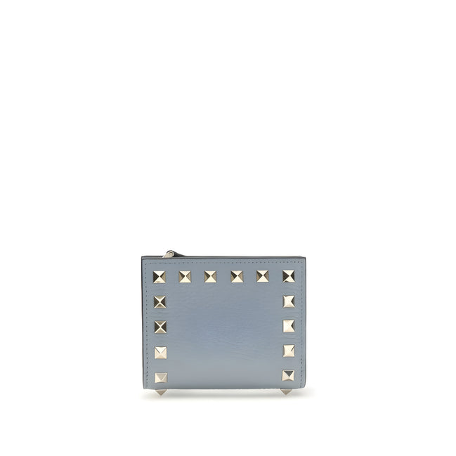 Valentino Garavani Blue Leather Wallet