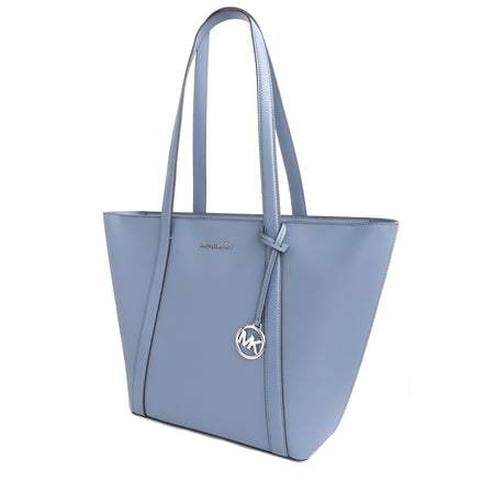 Geantă tote Michael Kors din pânză albastră