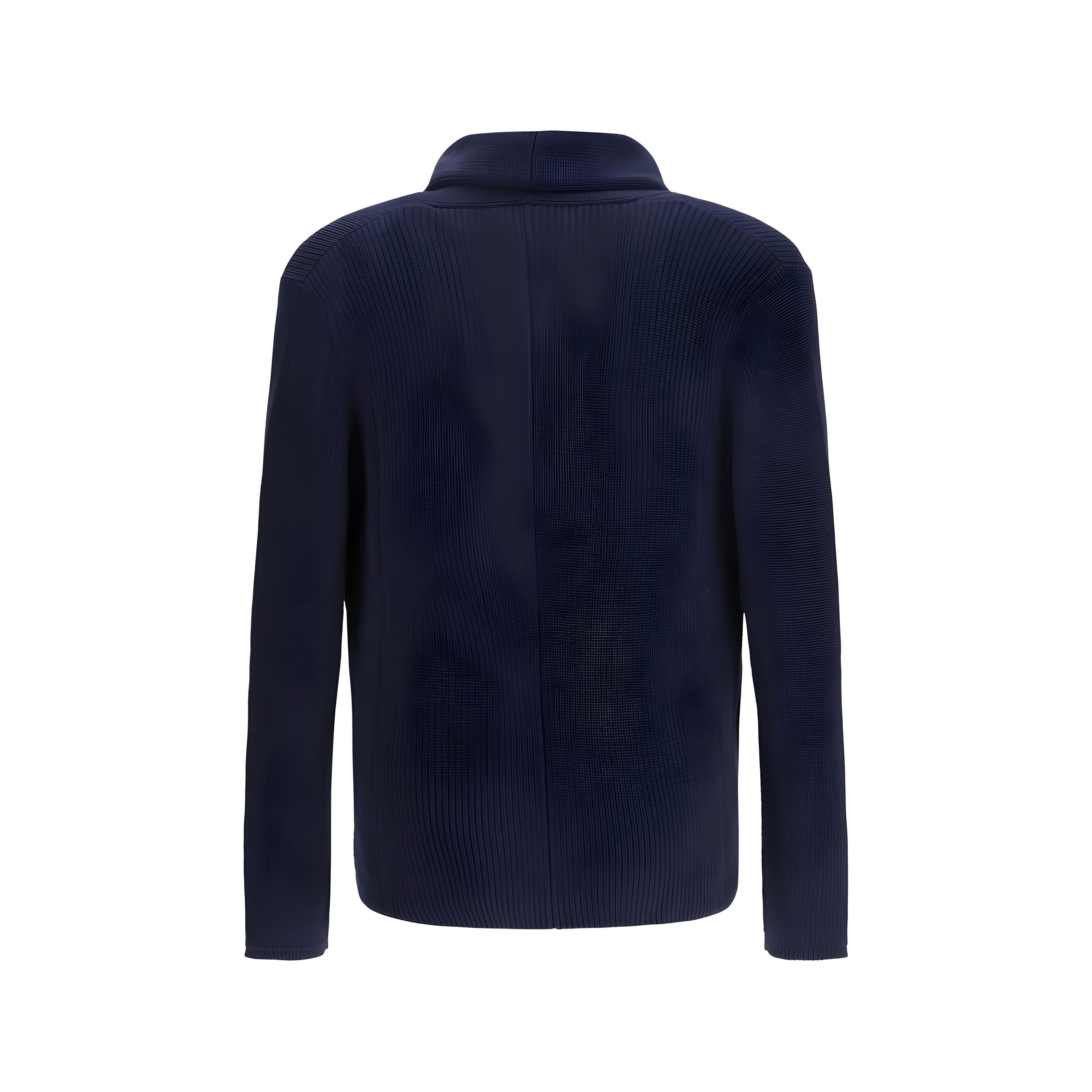 Cardigan Brunello Cucinelli albastru din bumbac