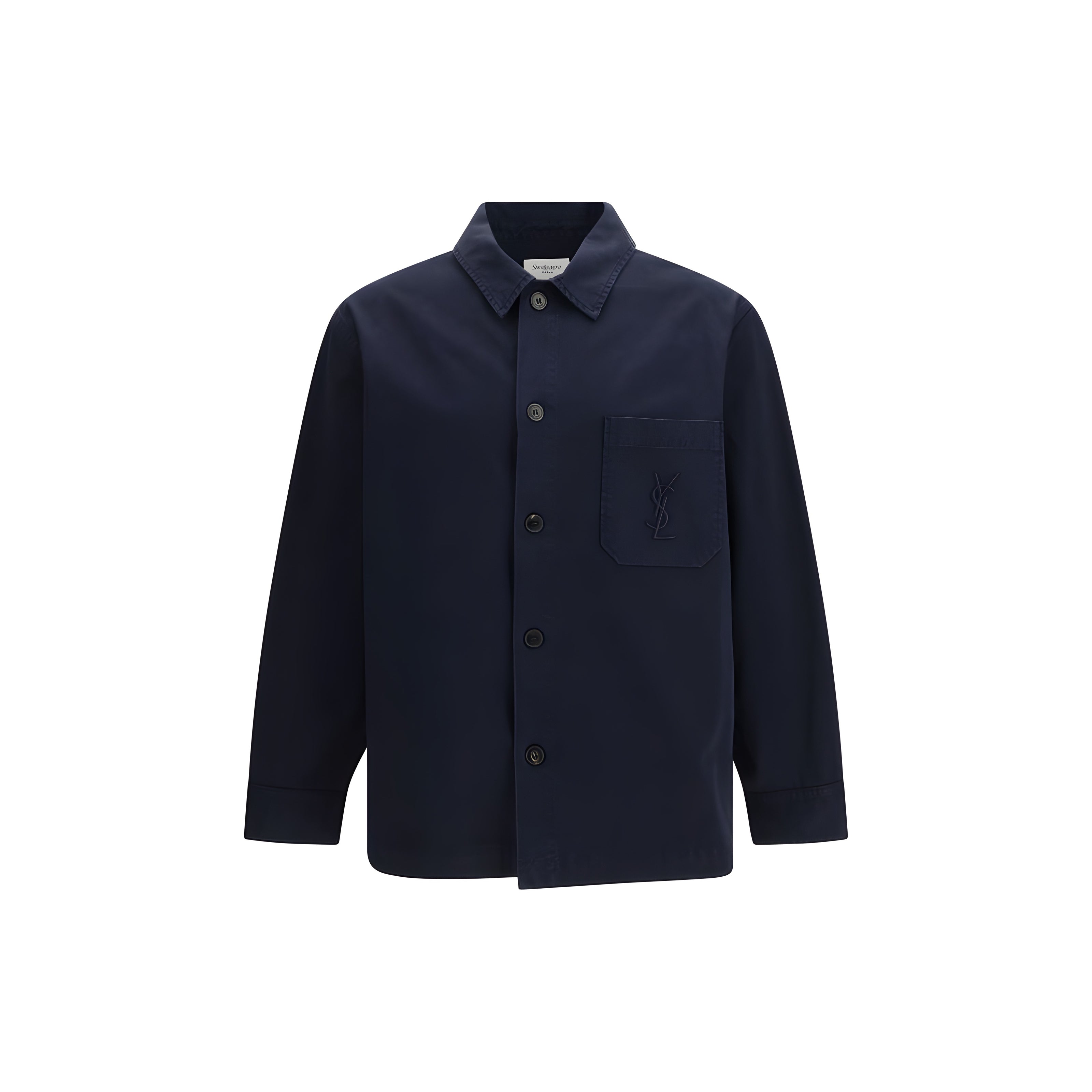 Saint Laurent Blue Cotton Denim Jacket