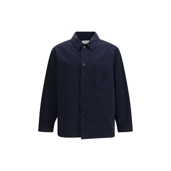 Saint Laurent Blue Cotton Denim Jacket