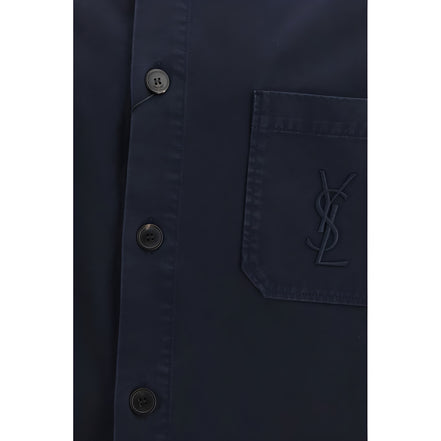 Saint Laurent Blue Cotton Denim Jacket