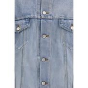 Balenciaga Blue Cotton Denim Jacket