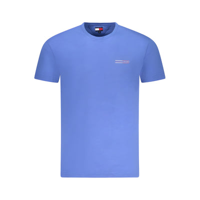 Tricou Tommy Hilfiger din bumbac albastru