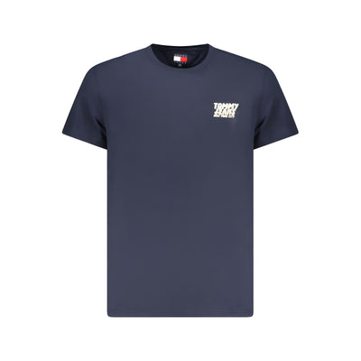Tricou Tommy Hilfiger din bumbac albastru