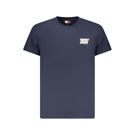 Tricou Tommy Hilfiger din bumbac albastru
