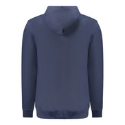 Hanorac din bumbac Tommy Hilfiger cu glugă, albastru