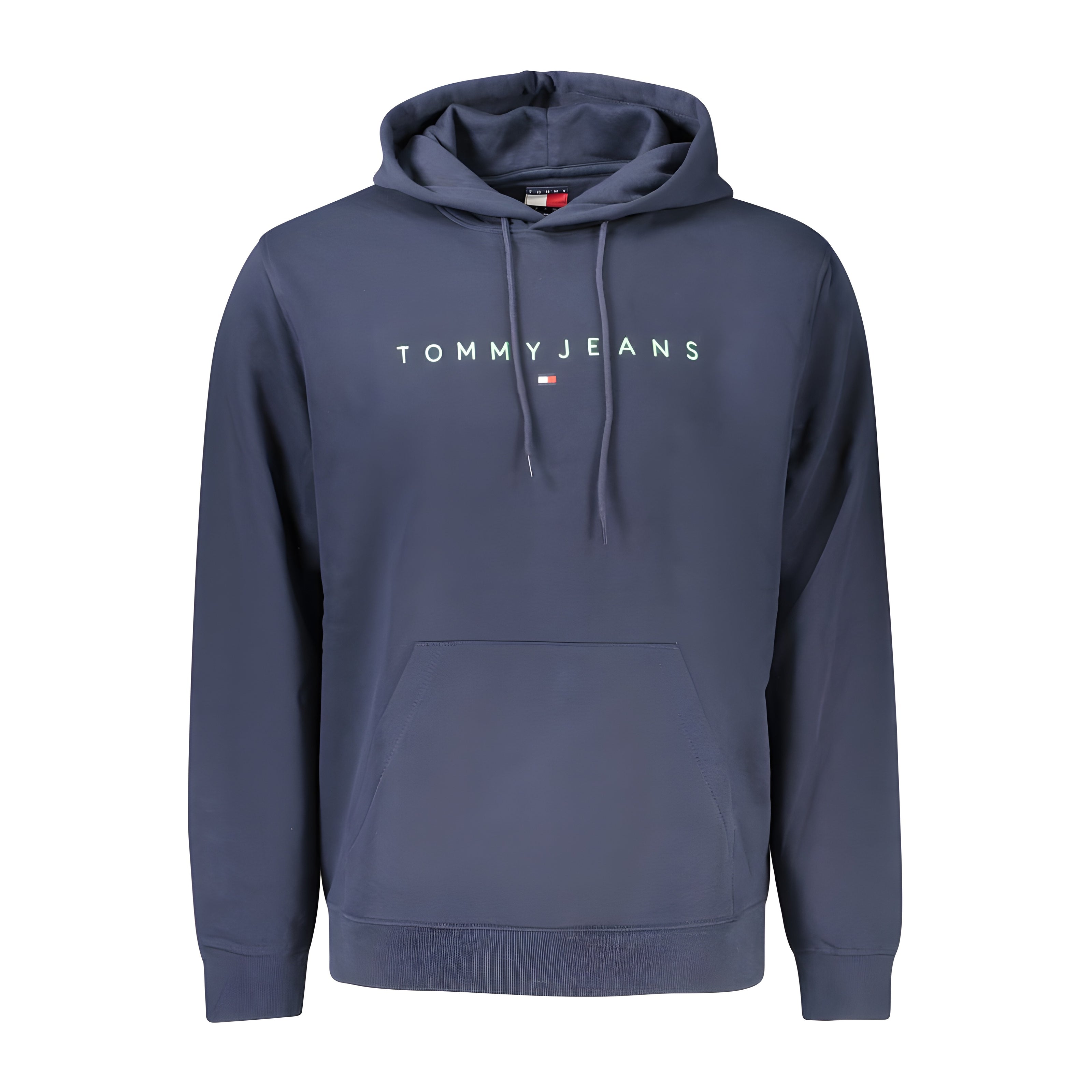 Bluză cu glugă Tommy Hilfiger din bumbac albastru