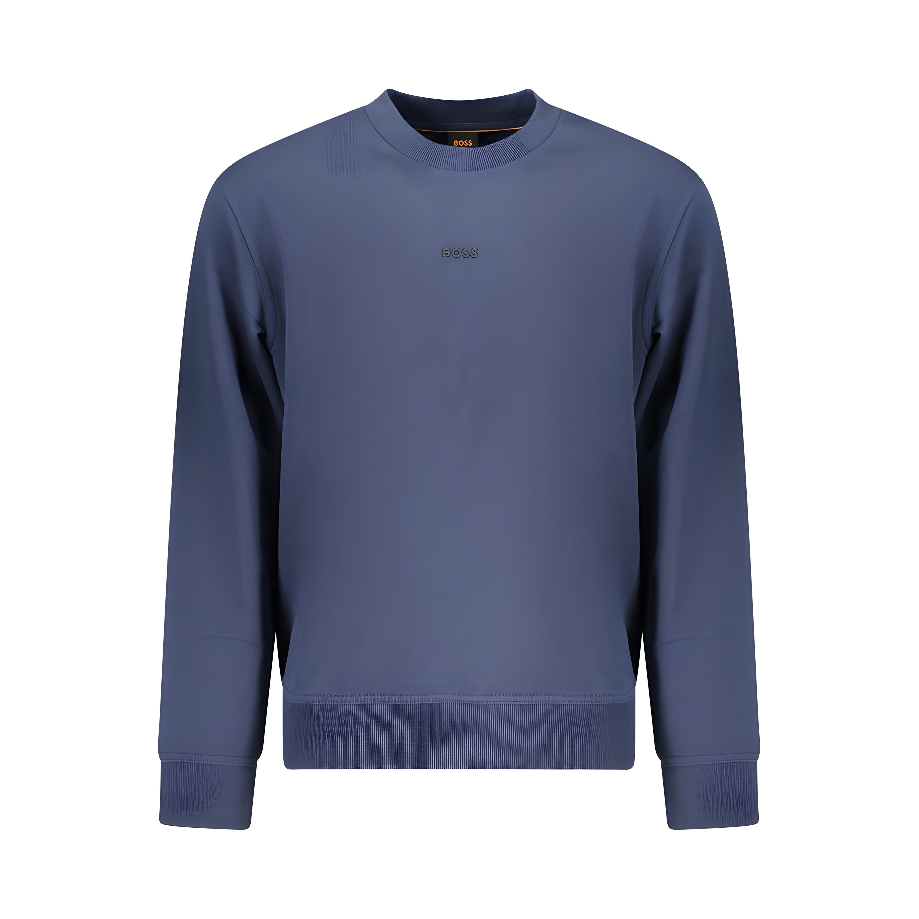 Hugo Boss Blue Cotton Sweatshirt