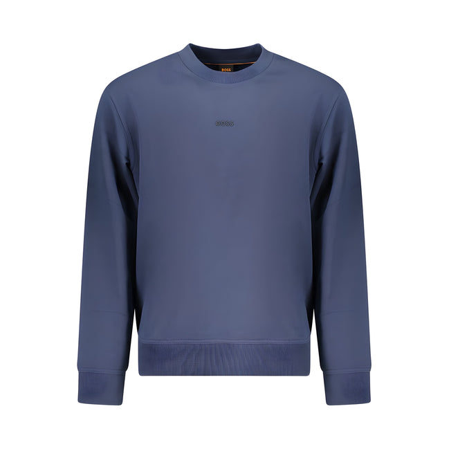 Hugo Boss Blue Cotton Sweatshirt