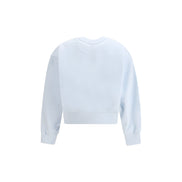 Hanorac din bumbac albastru Alexander McQueen